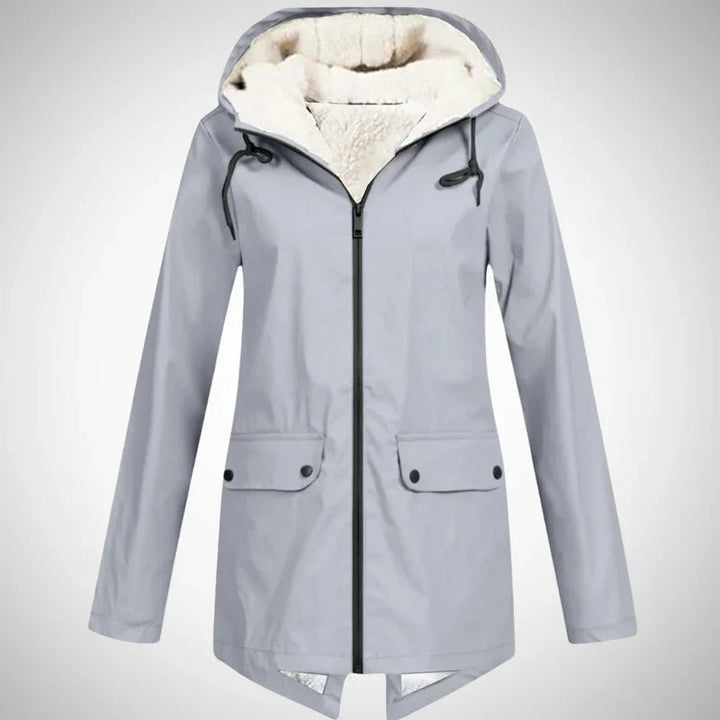 Luna | Damen Regenjacke – Wasserabweisend, Fleece-Futter & Stylisch 6