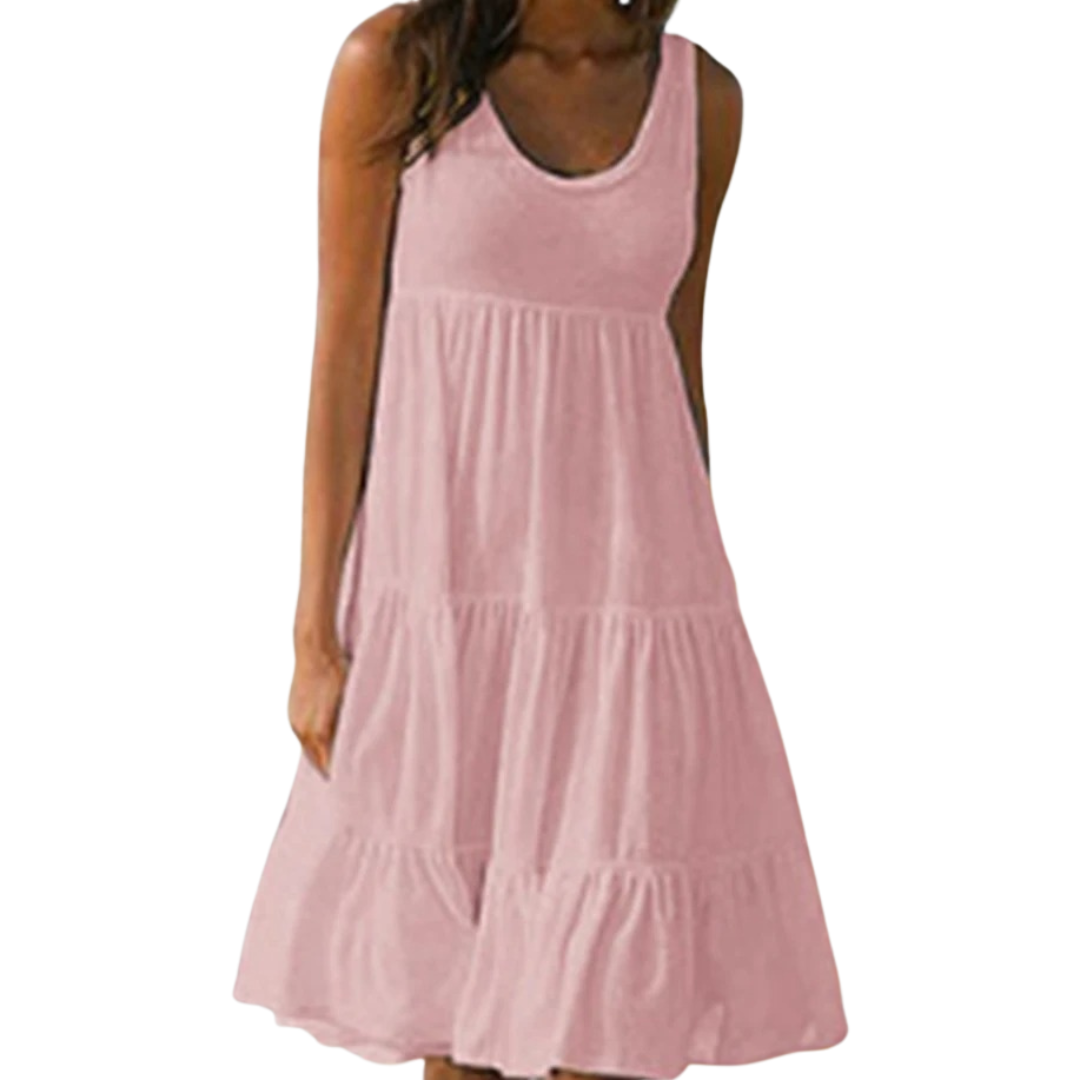 Luna | Luftiges, Elegantes & Festliches Damenkleid für Hochzeitsgäste – Midi-Länge 4