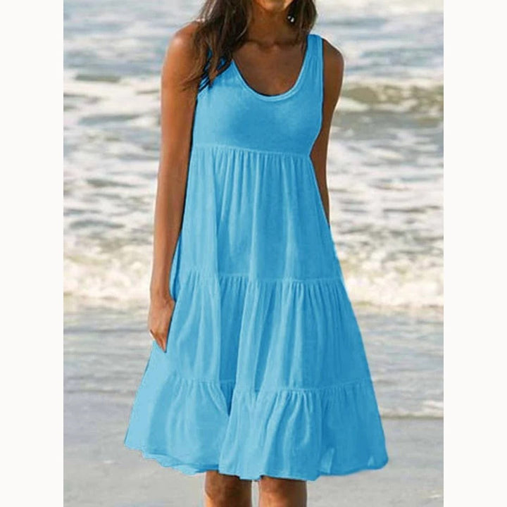 Luna | Luftiges, Elegantes & Festliches Damenkleid für Hochzeitsgäste – Midi-Länge 8