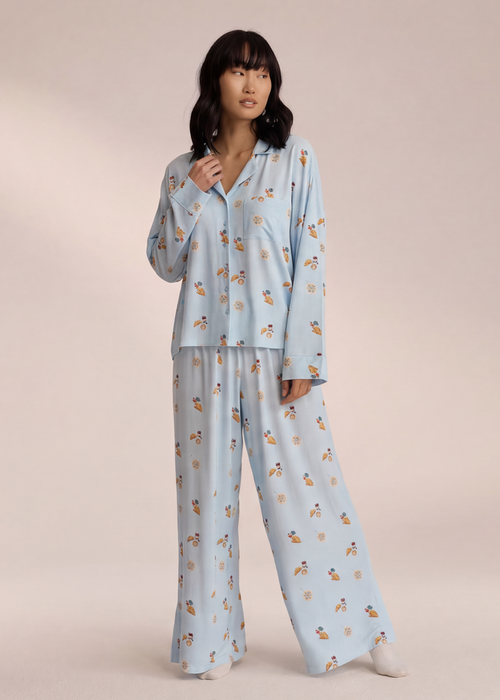 Luna | Verspielt Komfortables Pyjama Set Damen für Gemütliche Morgenstunden 6
