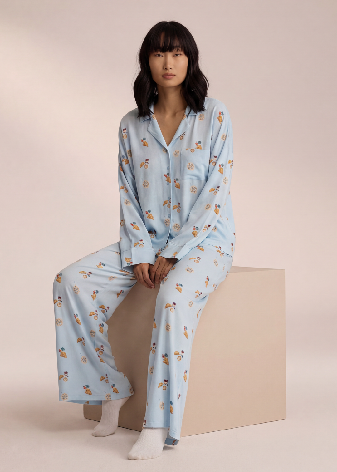 Luna | Verspielt Komfortables Pyjama Set Damen für Gemütliche Morgenstunden 8