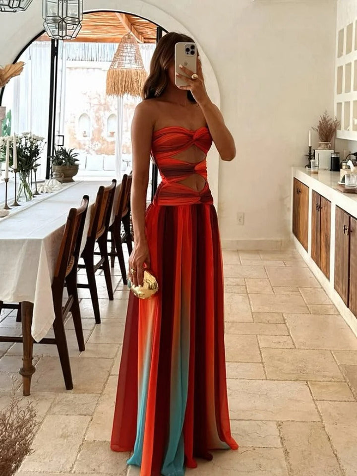 Lena – Stunning Cut-Out Maxi Dress for Women - Image 4