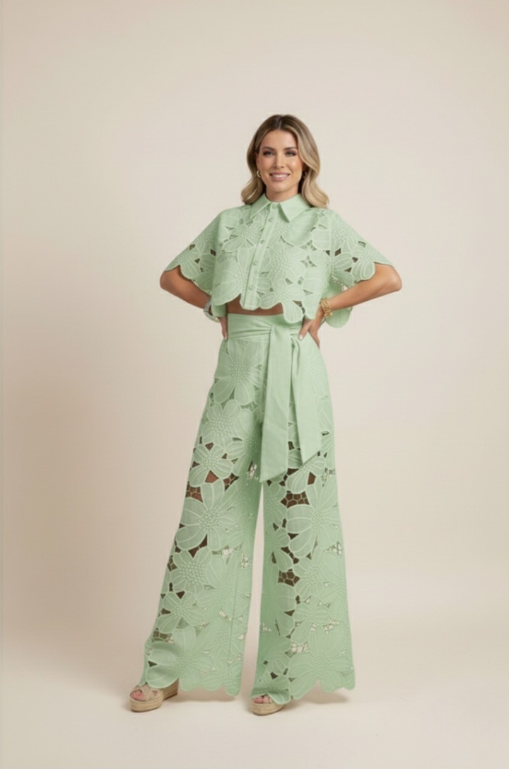 Claudia – Elegant Two-Piece Cut Out Summer Set for Women - Image 14