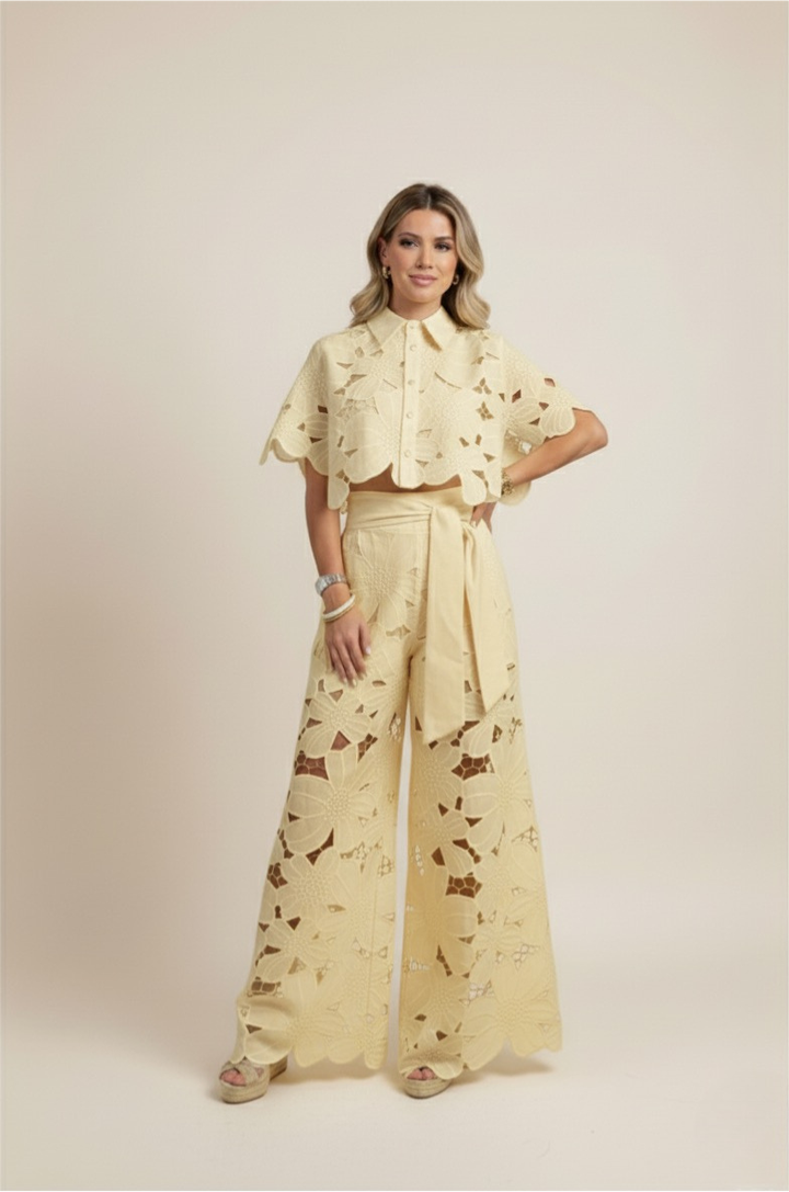 Claudia – Elegant Two-Piece Cut Out Summer Set for Women - Image 10