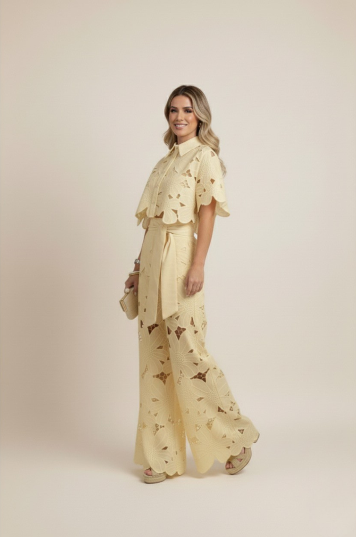 Claudia – Elegant Two-Piece Cut Out Summer Set for Women - Image 12