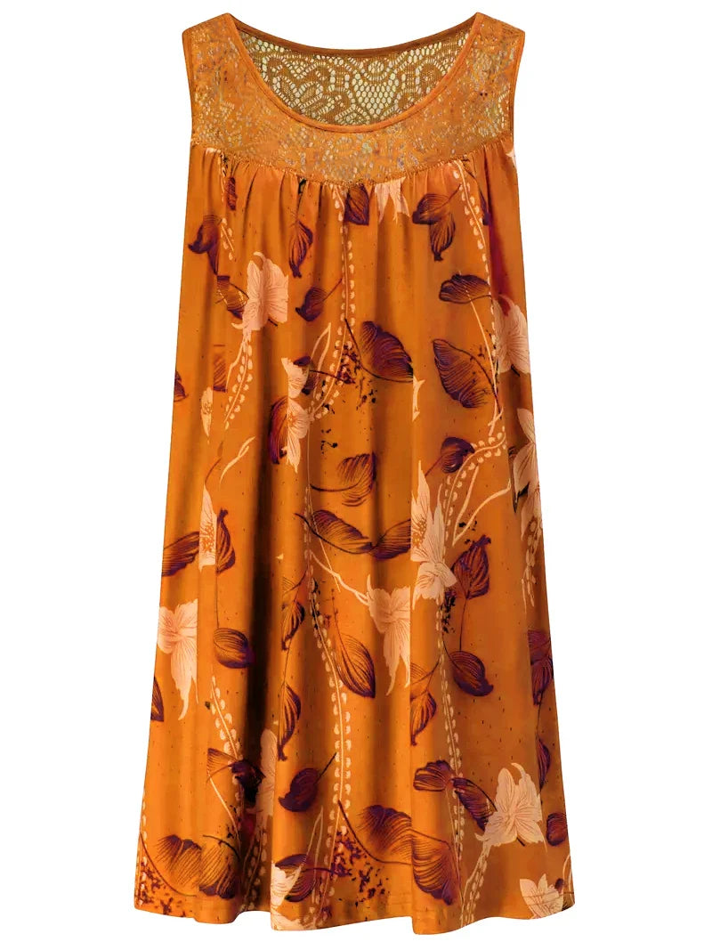 Lunara | Elegantes Maxikleid Sommer mit Spitze für Damen – Ideal als Hochzeitsgast-Outfit 0