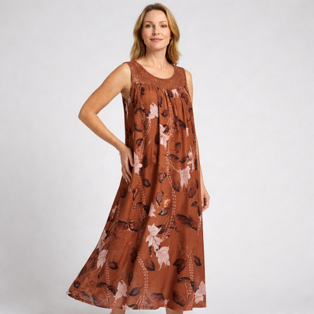 Lunara | Elegantes Maxikleid Sommer mit Spitze für Damen – Ideal als Hochzeitsgast-Outfit 7