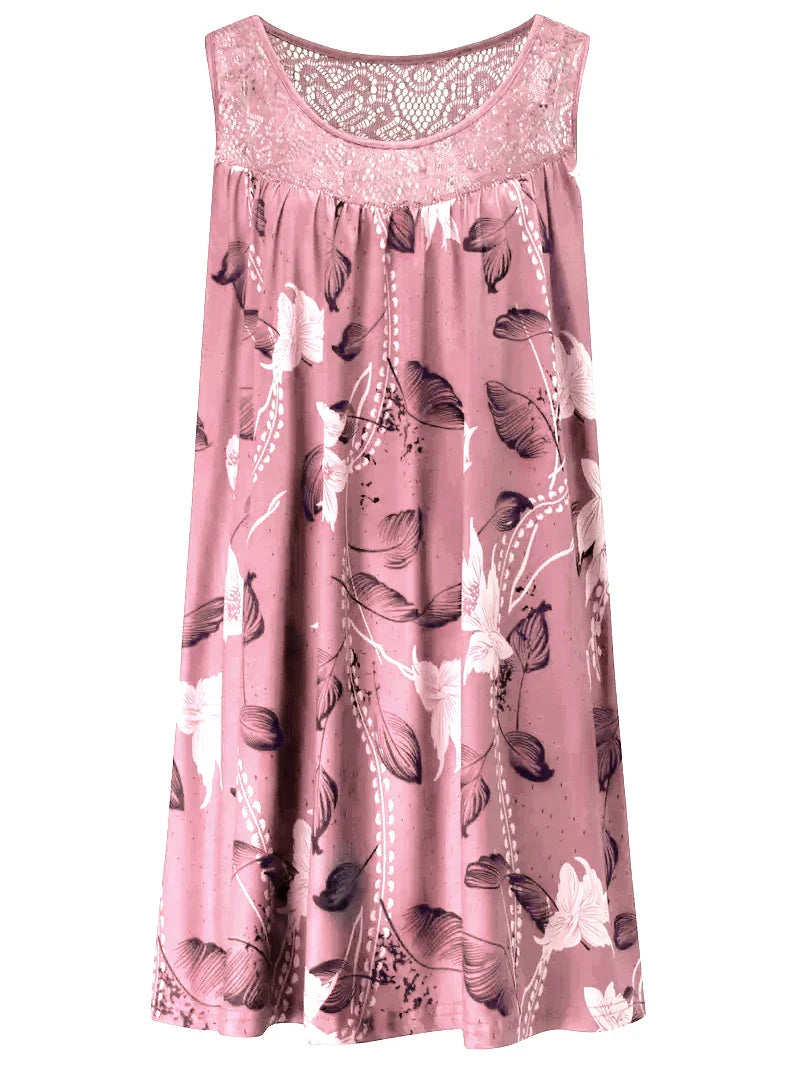 Lunara | Elegantes Maxikleid Sommer mit Spitze für Damen – Ideal als Hochzeitsgast-Outfit 8