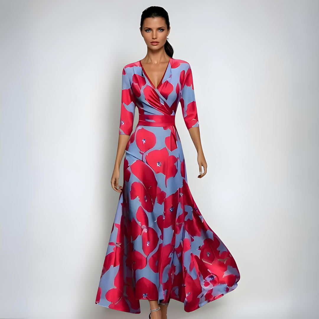 Damenkleid mit Blumenmuster