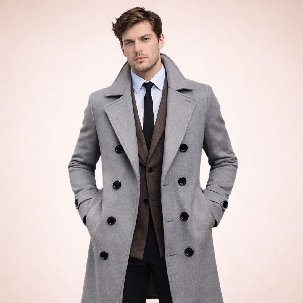 Mailand | Langer Herrenmantel – elegant, warm, zeitlos 6