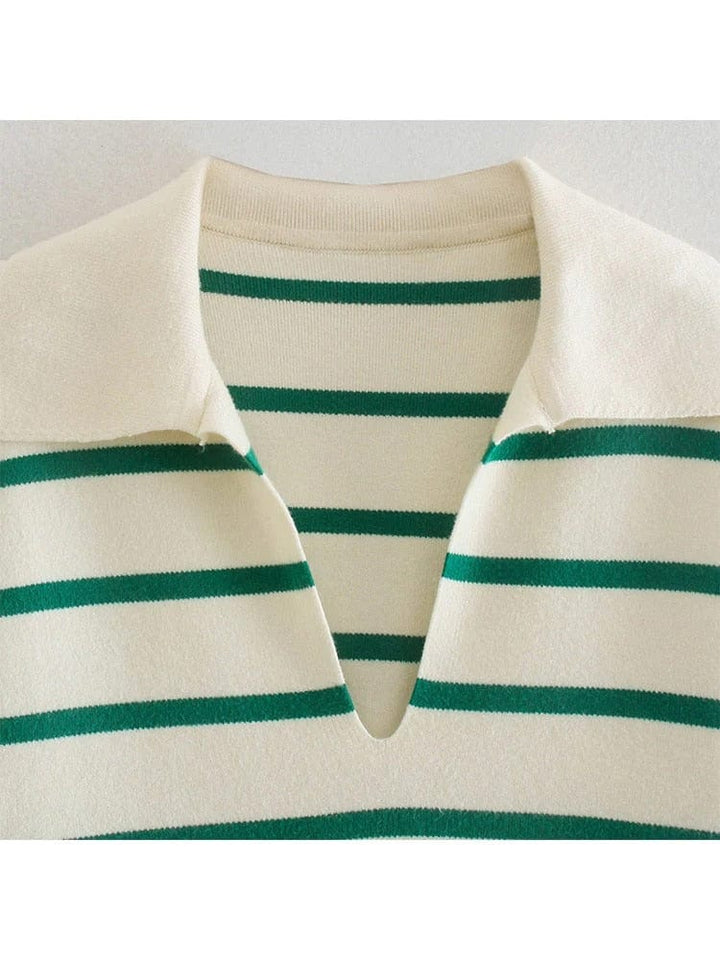 Margot - Gestreifter Pullover in Übergröße für Damen