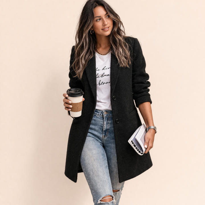 Maria | Eleganter langer Blazer für Damen 2