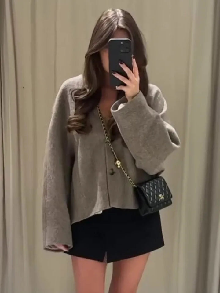 Marigold - Eleganter  Blazer mit V-Ausschnitt
