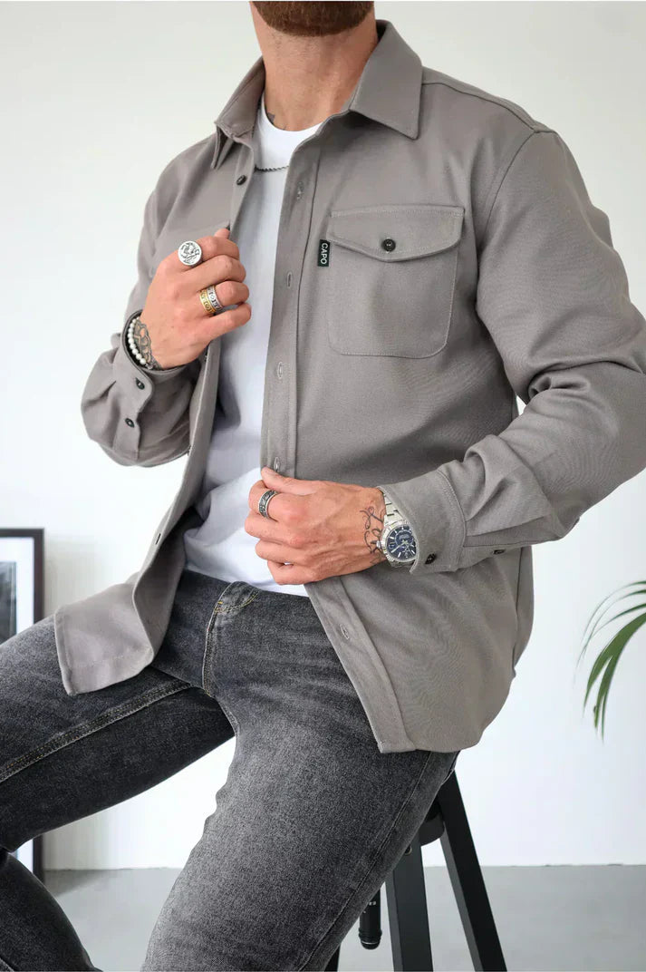 Eric | Atmungsaktives und bequemes Baumwoll Overshirt