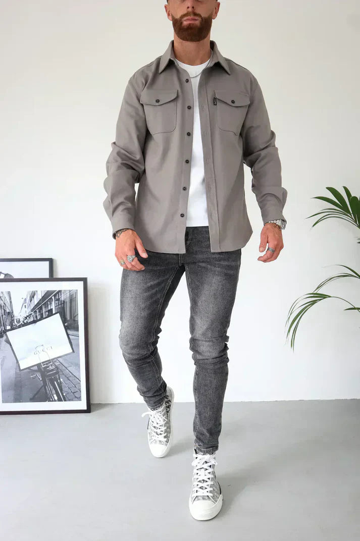 Eric | Atmungsaktives und bequemes Baumwoll Overshirt