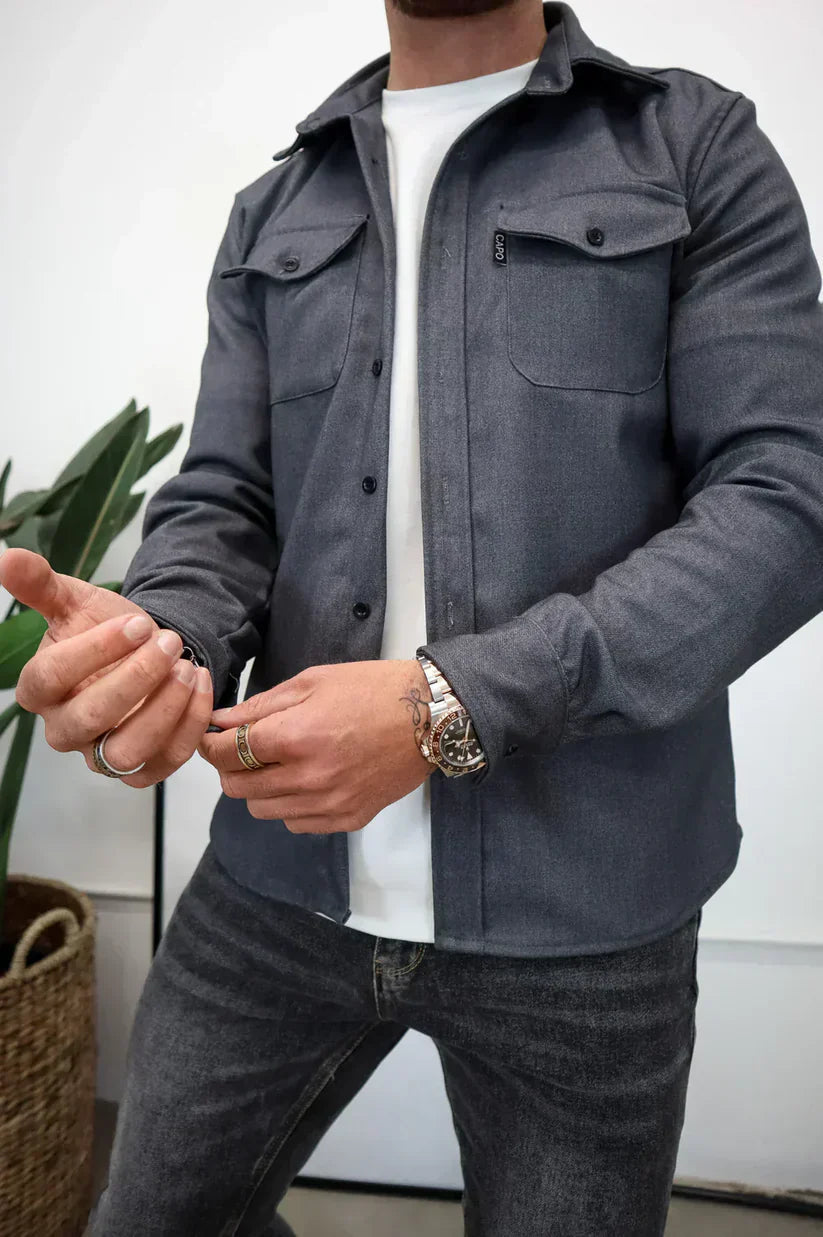 Eric | Atmungsaktives und bequemes Baumwoll Overshirt