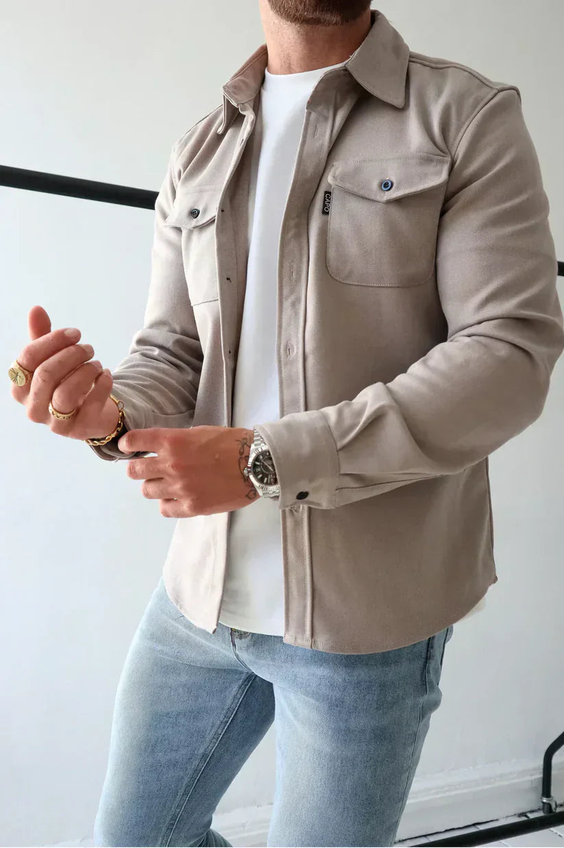 Eric | Atmungsaktives und bequemes Baumwoll Overshirt
