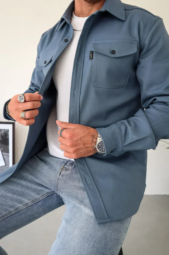 Eric | Atmungsaktives und bequemes Baumwoll Overshirt