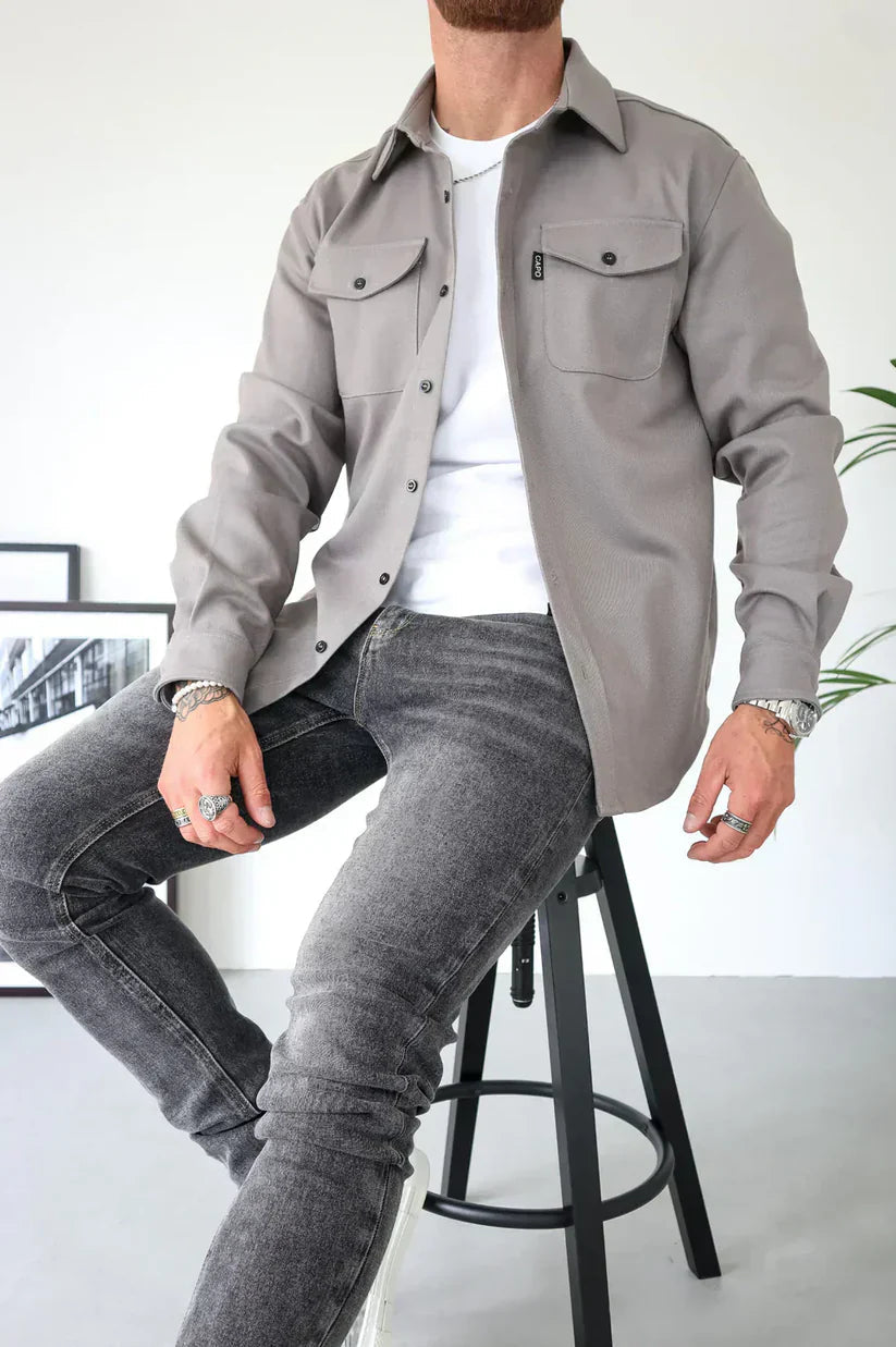 Eric | Atmungsaktives und bequemes Baumwoll Overshirt