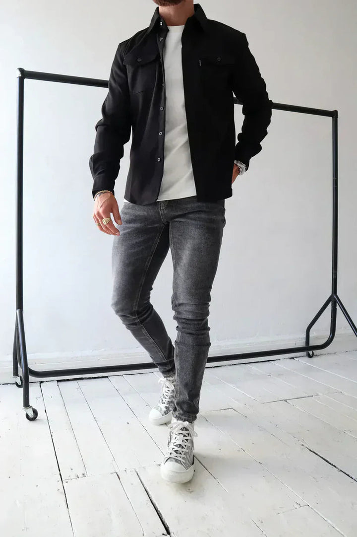 Eric | Atmungsaktives und bequemes Baumwoll Overshirt