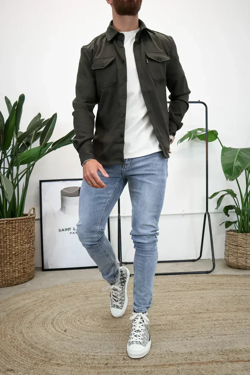 Eric | Atmungsaktives und bequemes Baumwoll Overshirt