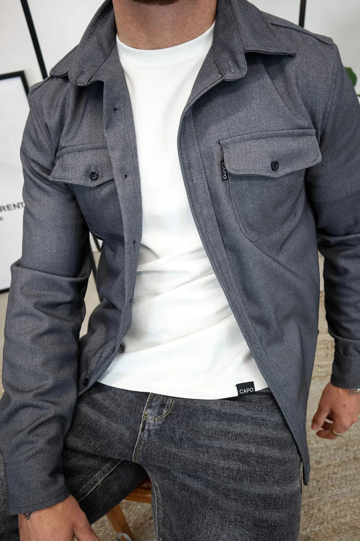 Eric | Atmungsaktives und bequemes Baumwoll Overshirt