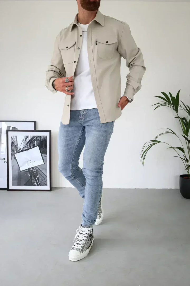 Eric | Atmungsaktives und bequemes Baumwoll Overshirt