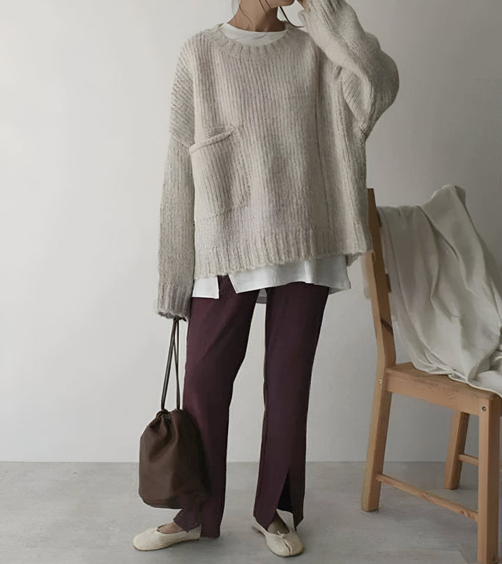Mary - Damen Übergröße Pullover