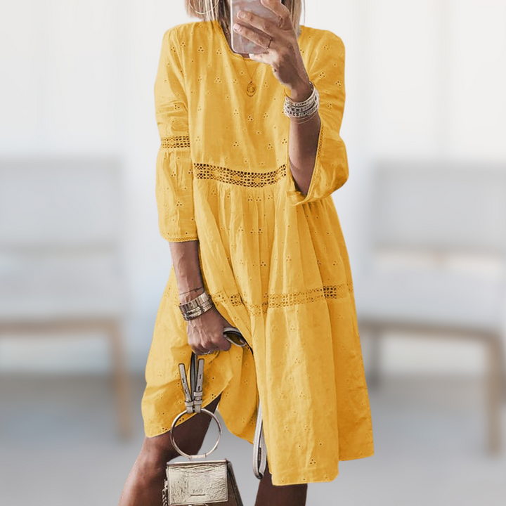 Marzia | Elegantes besticktes Kleid 3
