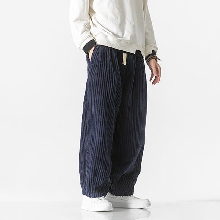 Masaaki | Cordhose Bequeme Eleganz mit Elastischem Bund und Seitentaschen