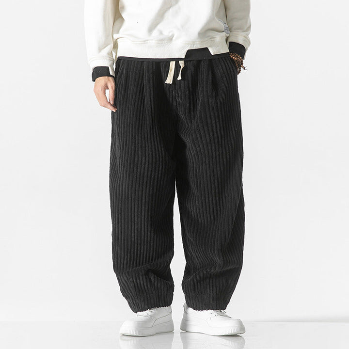 Masaaki | Cordhose Bequeme Eleganz mit Elastischem Bund und Seitentaschen