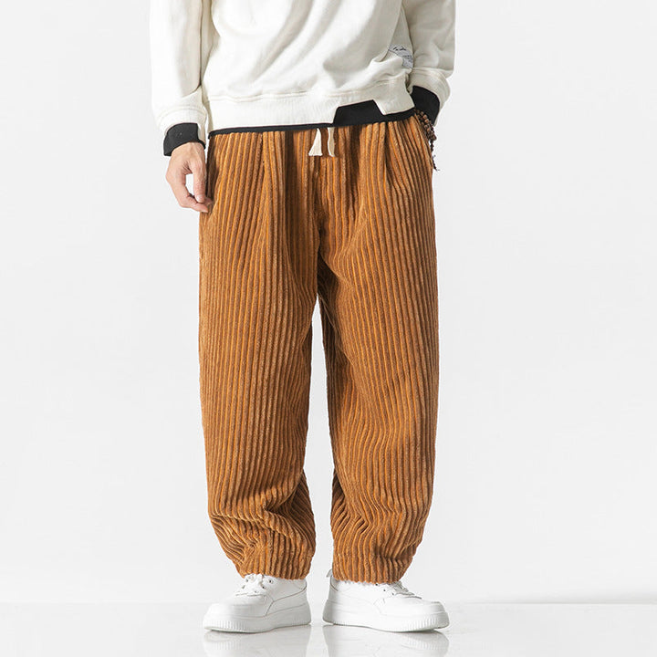 Masaaki | Cordhose Bequeme Eleganz mit Elastischem Bund und Seitentaschen