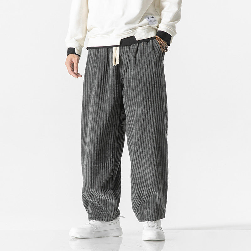 Masaaki | Cordhose Bequeme Eleganz mit Elastischem Bund und Seitentaschen