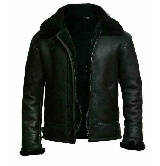 Maverick | Bequeme Leder Bomberjacke Herren 0