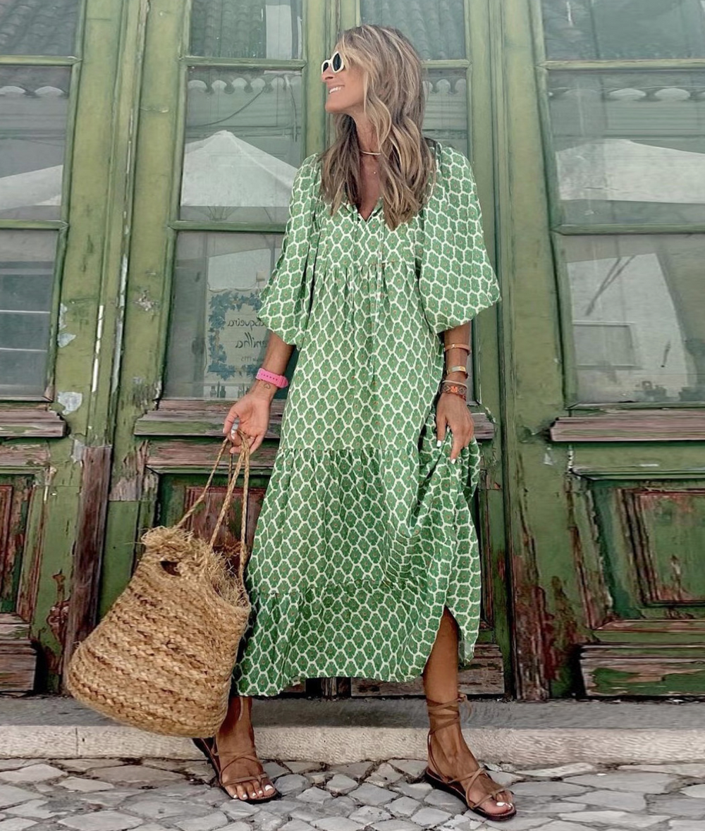 Maxi Kleid Damen | Boho-Design & Fließende Eleganz