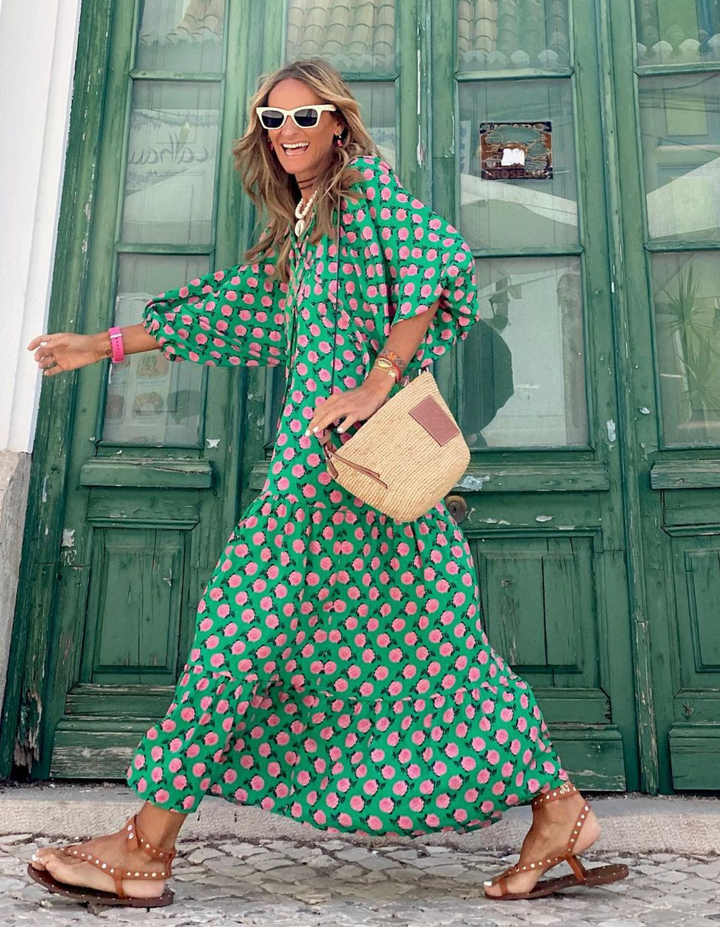Maxi Kleid Damen | Boho-Design & Fließende Eleganz
