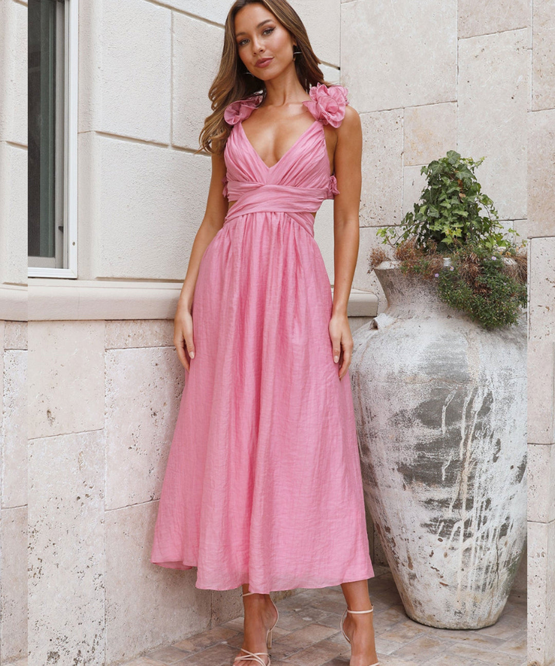 Maxi Kleid Zalya Rosa