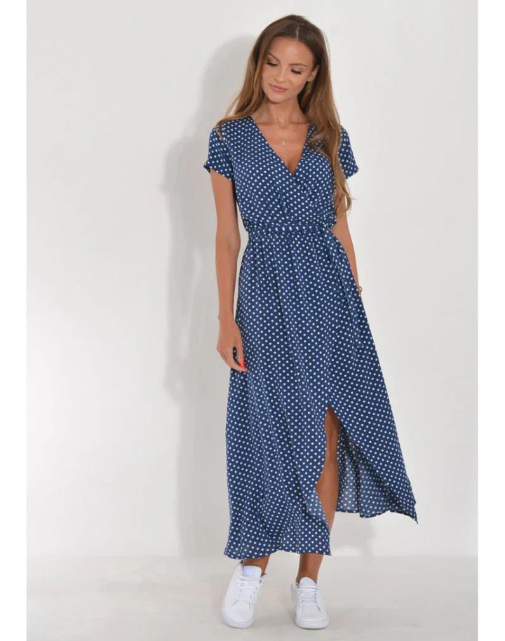 Sabine – Maxi dress with wrap and floral print - Image 5