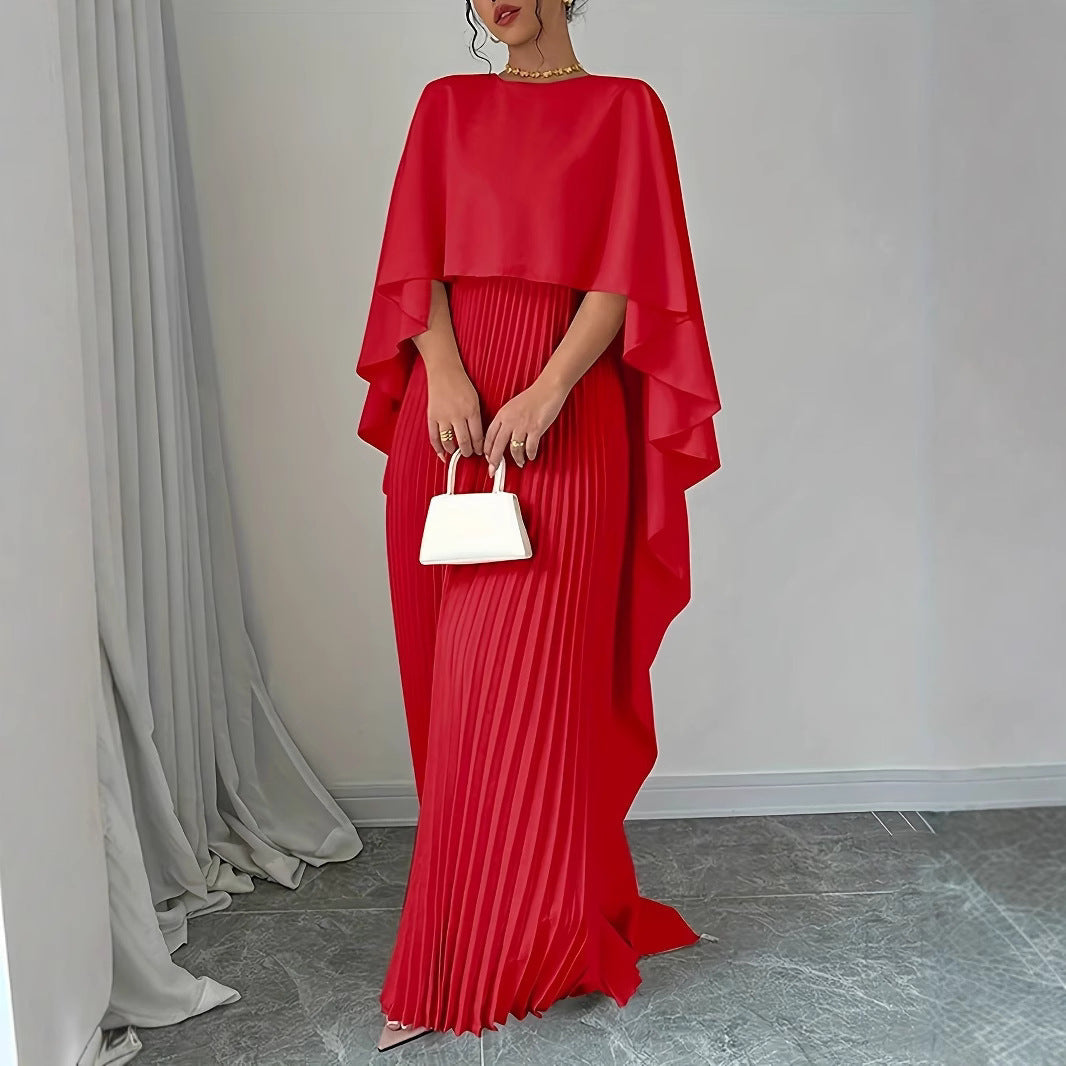 Maxikleid Damen Plissee | Fließende Silhouette & Eleganter Auftritt