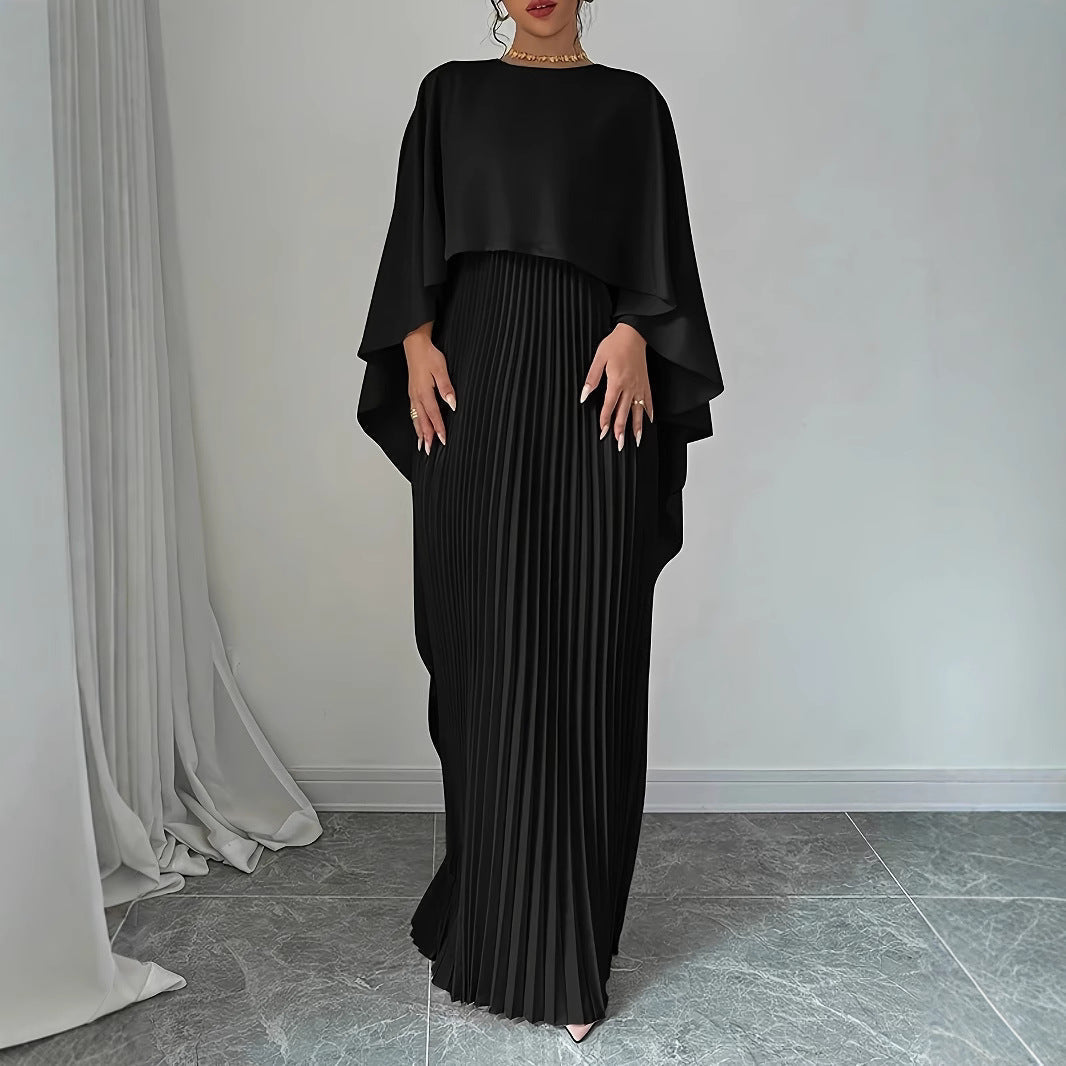 Maxikleid Damen Plissee | Fließende Silhouette & Eleganter Auftritt