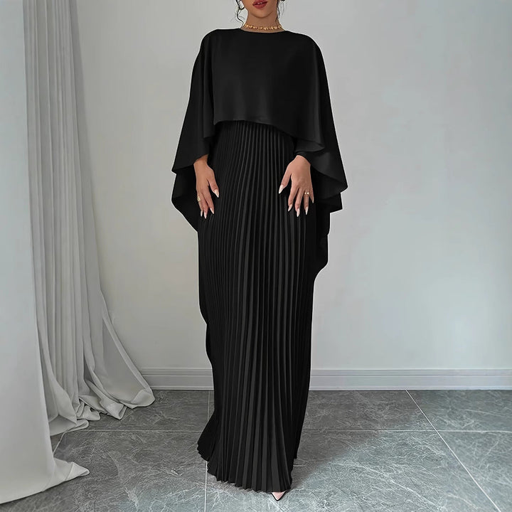 Maxikleid Damen Plissee | Fließende Silhouette & Eleganter Auftritt