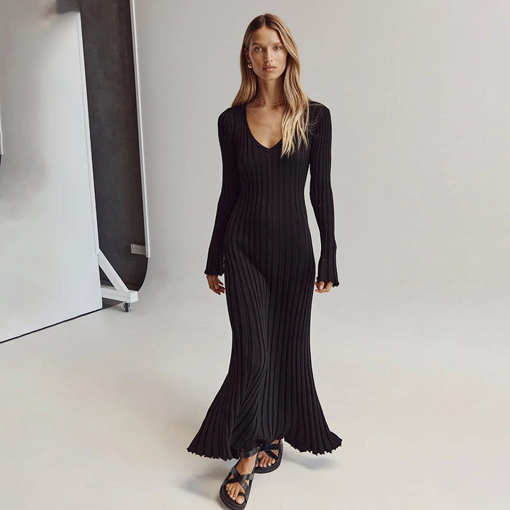 Maxikleid aus Strick
