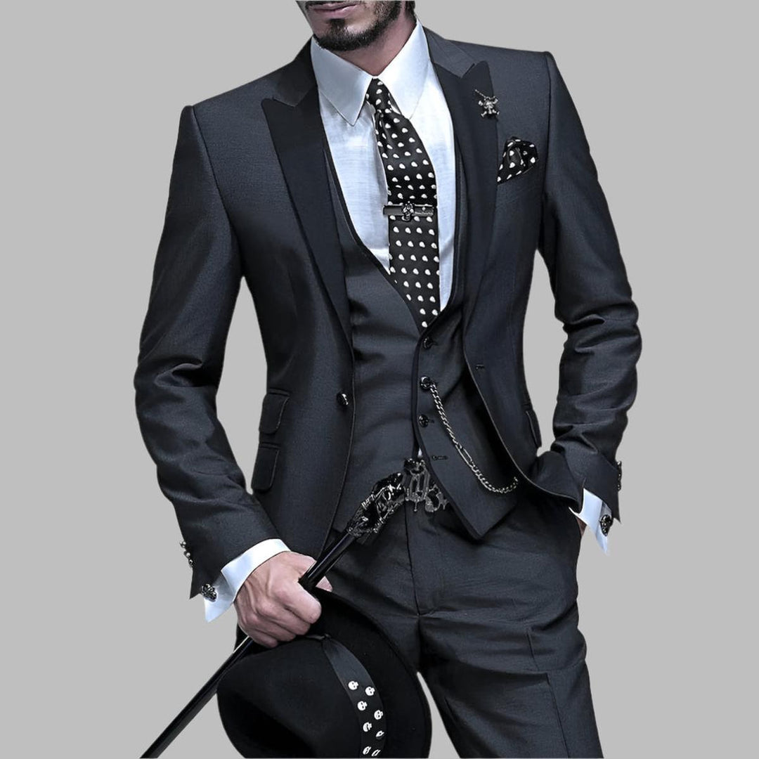 Daniel | Herren Luxuriöser Dreiteiliger Hochzeitsanzug-Set