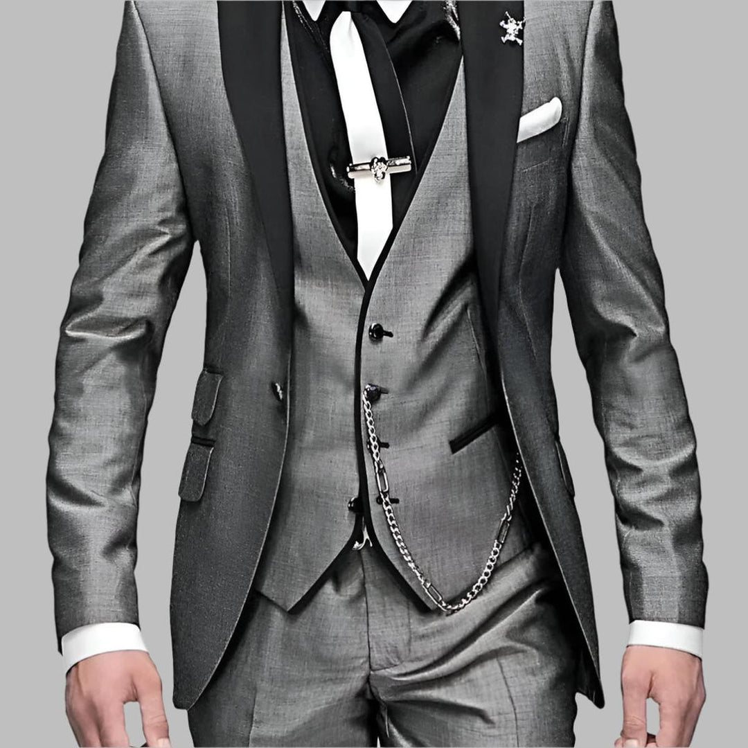 Daniel | Herren Luxuriöser Dreiteiliger Hochzeitsanzug-Set