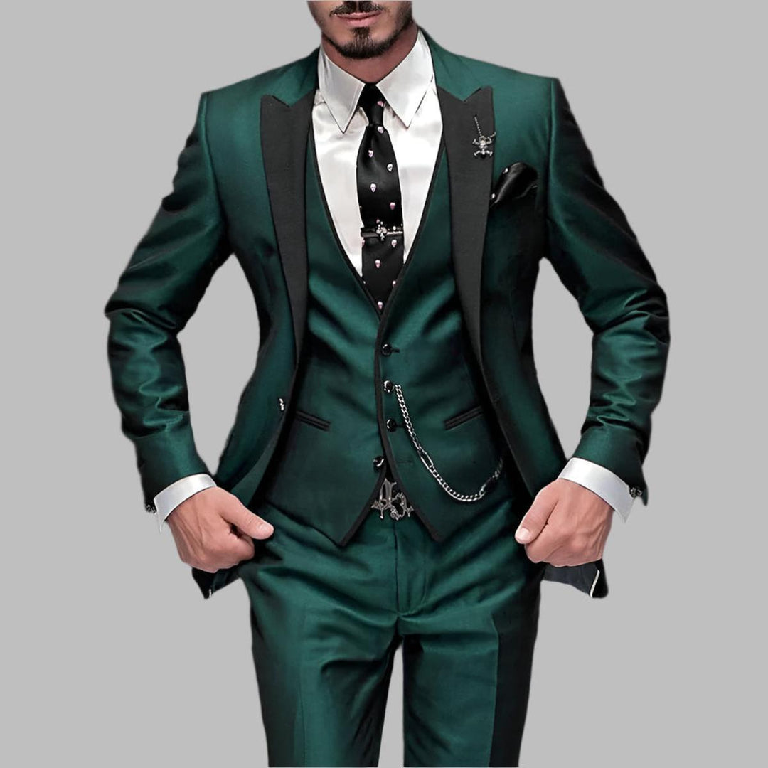 Daniel | Herren Luxuriöser Dreiteiliger Hochzeitsanzug-Set