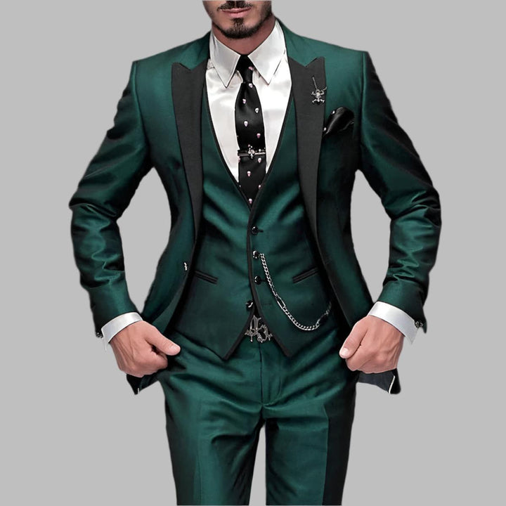 Daniel | Herren Luxuriöser Dreiteiliger Hochzeitsanzug-Set