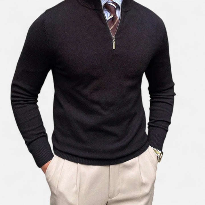 Benjamin | Herren Frühlings Half-Zip Pullover