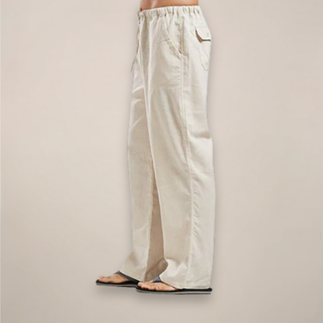 Matthias | Herren Relaxed Fit Hose mit Kordelzug Casual