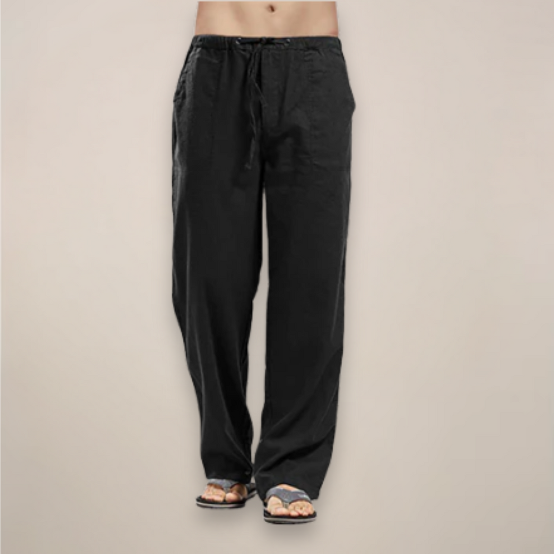 Matthias | Herren Relaxed Fit Hose mit Kordelzug Casual