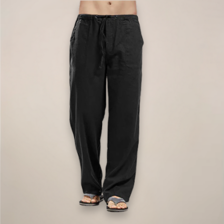 Matthias | Herren Relaxed Fit Hose mit Kordelzug Casual
